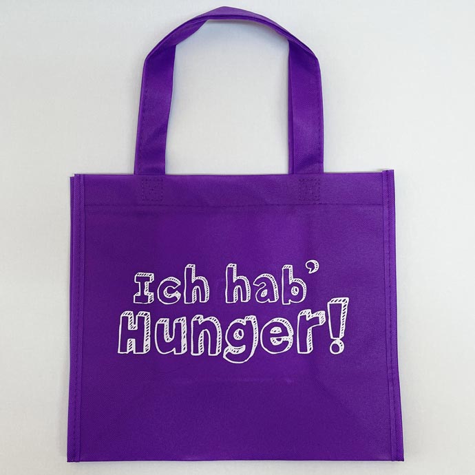 Take-away-Tasche lila