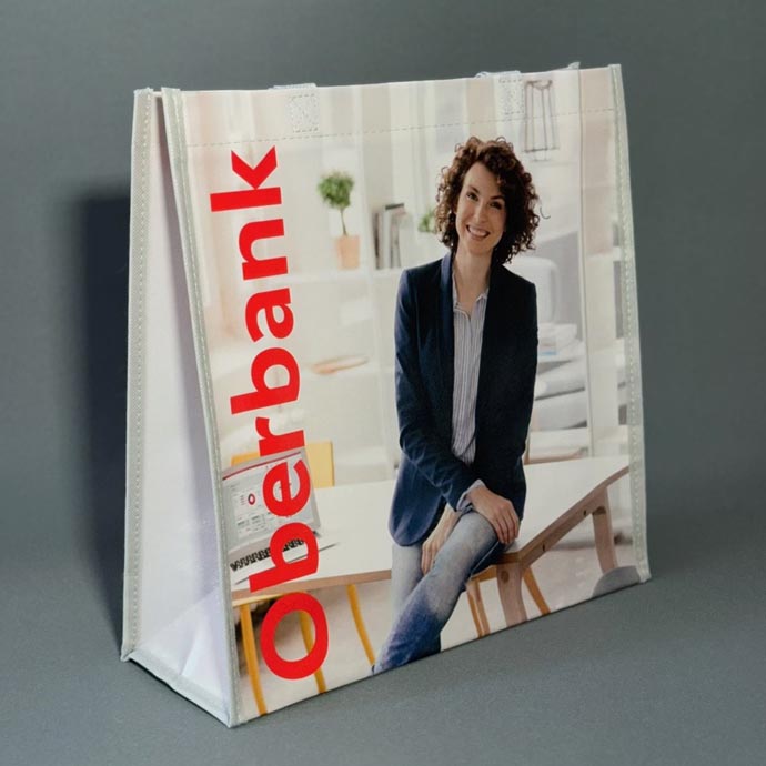 Papiertasche weiss